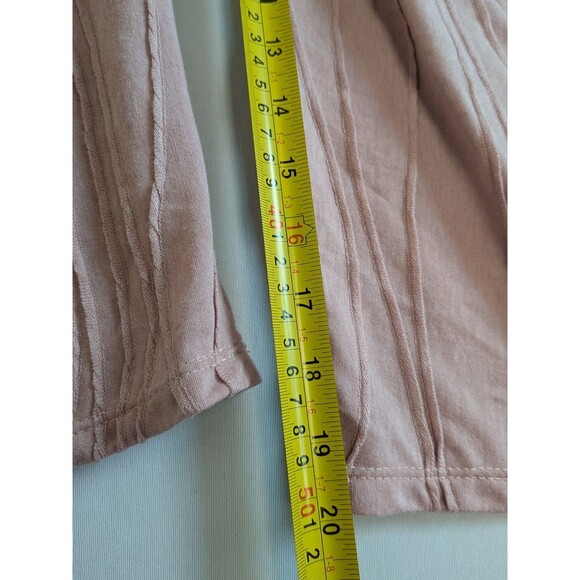 Coco + Carmen Womens Lounge Pants XXL Wide Leg Cropped Pink Hippie Vibe Elastic - Picture 10 of 14